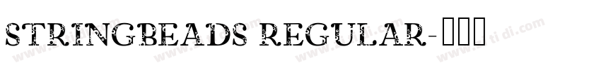 StringBeads Regular字体转换